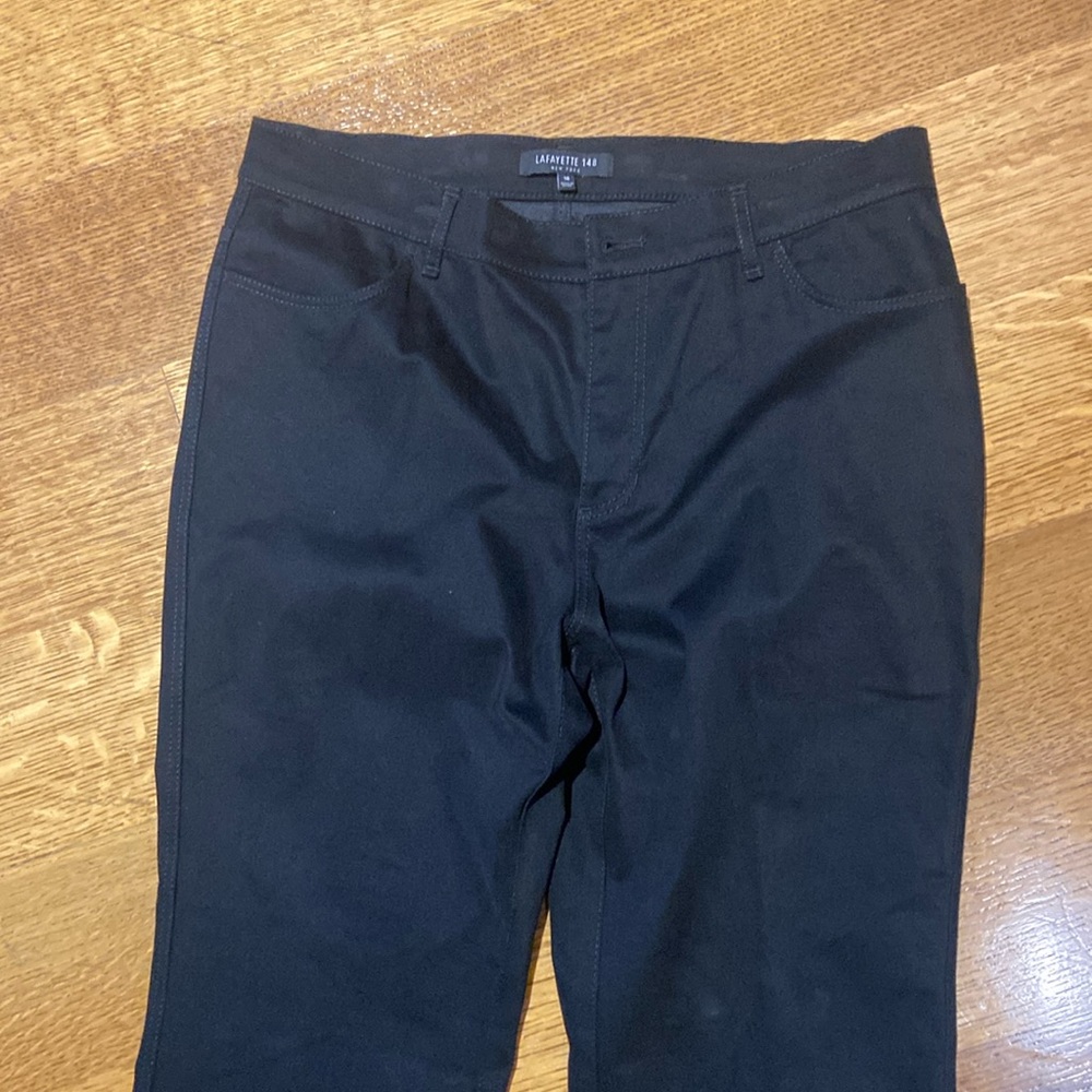 Lafayette148 velvety feeling black jeans.